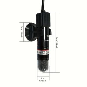 TEMU 작은 수조용 10W USB 수중 히터 - 에너지 효율 높음, 조용한 작동, 어항 유지에 이상적, 어항 히터 | 현대적인 히터 디자인 | 배터리가 없는 내구성 있는 히터
