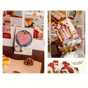 TEMU 30pcs 빈티지 베이크 케이크 장식 카드, 벽 예술, 레트로 노스탤지아, 주방 및 식탁 장식 - 사진 프레임 및 포스트카드 컬렉션, 감사 카드, 생일 선물, 선물 카드, 결혼식, 추수 감사절, 크리스마스, 생일, 어머니의 날, 개인화