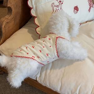 TEMU 고양이와 개를 위한 여름용 새 슬링 조끼 통기성 좋은 얇은 부비에 베어 소형견 탈모 방지, 가을 애완동물 의류 편안한 강아지 옷|옷|강아지옷