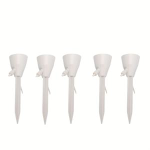 TEMU 5pcs 자동 식물 수분 스파 세트, 조절 가능한 흐름 방수 관개 키트, 실내 및 정원 식물용, 표준 유럽 및 미국 스레드 병에 맞춰집니다, 배터리가 필요하지 않습니다, 효율적인 수분 시스템|조절 가능한 흐름 방수|내구성 있는 플라스틱 구조, 식물용 관개 스테이크