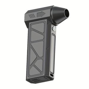 TEMU 터보 팬, USB 충전식 강력한 고속 전기 선풍기 및 조명 램프 야외용 선풍기, 대형 파워 차량용 진공 청소기 투인원 멀티펑셔널 헤어드라이어|차량용선풍기