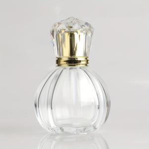 TEMU 50ml 우아한 호박 모양 유리 향수 스프레이 병, 골드 노즐 포함 - 선명한 복잡한 디자인, 반사 표면, 화장품 및 향수에 이상적, 향수 보관용 | 메탈릭 캡 마감 | 유리병
