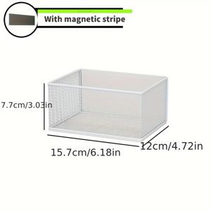 TEMU 다용도 자석 세탁기 측면 랙 - 냉장고 측면 보관 선반, 파우더 코팅 금속, 드릴링 필요 없음 - 발코니 및 욕실 정리, 랙에 이상적|욕실선반|세탁기|화장실선반