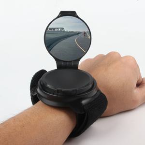 TEMU 1개 회전 볼록 자전거 거울 - ABS 360° 회전 손목 장착 후방 시야 거울, 자전거 및 안전장비에 적합, 블랙 원형 디자인으로 가시성 향상, 핸들바 미러 | 원형 후방 시야 거울 | 내구성 있는 ABS 거울, 자전거 거울|자전거