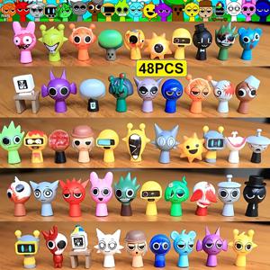 TEMU 48pcs 리듬 박스 테마 조각품, 세련된 작은 장식품, 우아한 휴일 장식품, 자동차/케이크/일기/홈/파티 테마, 부활절 부활절 롤리팝, 휴일 장식품, 크리스마스, 생일 선물 수집 및 선물 제공에 이상적인 선택