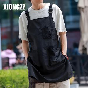 TEMU XIONGZZ 니트 앞치마 - 조절 가능한 스트랩, 여러 포켓, 바리스타, 베이커, 등에게 이상적인 녹색 니트 앞치마 - 커피숍, 카페, 호텔, 바리스타 유니폼에 이상적 - 조절 가능한 스트랩 앞치마 | 내구성 있는 앞치마