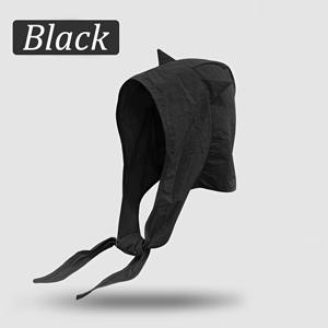 TEMU 세련된 고양이 귀 태양 모자 - 빠른 건조, 가벼운 폴리에스터 후드와 넥타이, 해변 및 야외 활동에 완벽한 여름 러닝 캡, 카키색 이어플랩 헤드스카프, 노랑, 검정, 여행용 액세서리 | 재미있는 디자인 | 내구성 있는 선쉐이드, 고양이 모자|여름모자