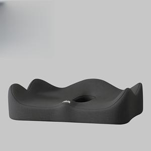 TEMU 안락한 메모리 폼 Coccyx 패드 - 세척 가능한 사무실 의자 지원, 휠체어 및 자동차 시트 편안함, 기울어진 디자인, 부드러운 폴리에스터 소재, 연두색과 회색 경계, 편안함과 자세를 개선, 휠체어 편안함 | 안락한 메모리 폼 | 세척 가능한 쿠션, 메모리 폼 시트 쿠션|의자