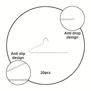 TEMU 20개 메탈 안티 슬립 핑크 랙, 단일 측면 오픈 디자인, 견고한 브러시드 핏, 바지 보관 및 건조, 집 및 옷장 정리, 옷장 정리 | 세련된 메탈 핏 | 견고한 행거, 옷 행거|빨래건조대|행거|바지걸이