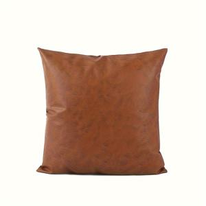 TEMU 1pc 빈티지 가죽 토우 베개 커버 - 두꺼운 갈색 농가 스타일, 소파, 침대, 침대용으로 큰 사각형 장식 케이스, 지퍼 클로저, 기계 세척 가능, 크리스마스 장식, 크리스마스 장식 | 장식 베개 | 지퍼 클로저 베개, 크리스마스 베개 커버