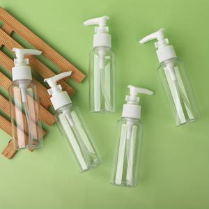 TEMU 5개의 100ml 병과 함께 제공되는 5개 여행용 분배기 세트, 휴대용 샴푸, 헤어 케어 에이전트, 핸드 소프 분배기 키트, 출장에 이상적, 무향