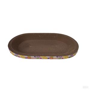 TEMU 1개 고양이 스크래칭 패드, 판지 고양이 스크래처, 대화형 고양이 발톱 갈기 보드, 둥지 모양 고양이 스크래치 매트, 발톱 관리용, 모든 고양이에게 적합한 튼튼한 고양이 스크래치 장난감|패드