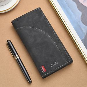 TEMU 1pc PU 가죽 남성 지갑, 긴 멀티 슬롯 지갑, 대용량 및 다기능 클러치 가방