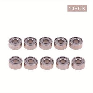 TEMU 10개 고품질 682ZZ 미니어처 볼 베어링, 먼지 커버 포함, 2x5x2.3mm - 정밀 베어링 스틸