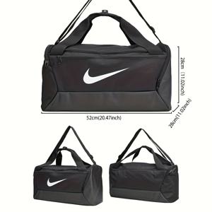 TEMU NIKE 정품 브라질리아 스몰 더플백-9.0, 블랙, 원 사이즈