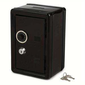 TEMU 1pc 보안 금속 동전 은행, 키와 조합 잠금이 있는 철 현금 보관함, 분리 가능한 서랍이 있는 작은 펭귄 은행, 돈, 동전, 여권, 노트북을 위한 다목적 추억, 학교로 돌아가기, 할로윈, 크리스마스, 새해 선물에 이상적
