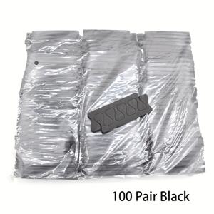 TEMU JEARLYU 100개 부드러운 스펀지 발가락 분리기 - 전문가 및 개인용 편안한 EVA 네일 아트 도구, 무취