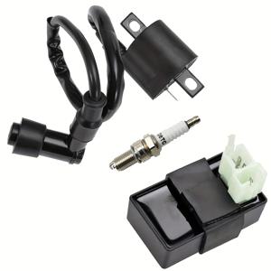 TEMU 3-Pack 점화 코일 및 CDI 박스 키트 ATC 90cc 125cc 150cc 200cc 250cc 오토바이용 - 바하 90 Ba90 비치 카트 및 ATV용 간편 설치 고품질 교체 부품