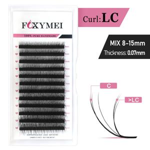 TEMU 12줄 L+C/D 멀티 레이어 3D 효과 카멜리아 속눈썹 익스텐션 만화 위스피 플러피 볼륨 속눈썹 부드러운 자연스러운 드라마틱 프리메이드 팬 믹스 트레이 플러피 오토-팬 위스피 개별 속눈썹 축제 분위기