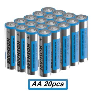 TEMU 코샤레 60/40/20 팩 AA 알카라인 배터리, 1.5V, 장시간 지속, 고성능, 비충전식, 드론, 손전등, 면도기, 알람 시계, 도어벨, 카메라, 리모컨, 크리스마스 조명용|드론