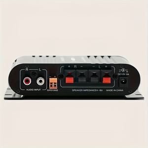 TEMU 미니 오디오 앰프 - 2.1채널 홈 스테레오 Hi-Fi 시스템, 서브우퍼 포함, 컴팩트 디자인, 스피커, 컴퓨터 및 차량용