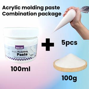 TEMU 7pcs 3.38 Oz 텍스처 모딩 패스트 세트, 아크릴 조각 및 텍스처 페인트 키트, 3D 표면 생성, 형성, 두께 증가 및 오일 페인팅 시뮬레이션에 적합합니다. DIY 공예 및 예술 프로젝트에 이상적이며 아크릴 페인트, 텍스처 패스트 및 모형링 패스트와 혼합할 수 있습니다.|아크릴물감