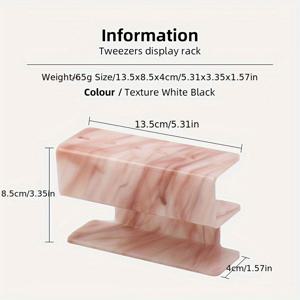 TEMU 1pc 아크릴 속눈썹 연장 디스플레이 스탠드, 래쉬 접목 도구 주최자, 트위터 랙 홀더, 뷰티 메이크업 액세서리 보관 상자