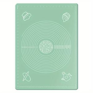 TEMU 1개 대형 논스틱 재사용 베이킹 매트, 측정치 포함, 식품 등급 반죽 롤링 & 반죽 패드, 빵, 사탕, 쿠키, 페이스트리용 - 크리스마스, 할로윈, 이스터, 추수감사절, 발렌타인데이를 위한 주방 요리 도구