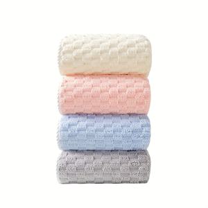 TEMU 4pcs 럭셔리 마이크로파이버 목욕 수건 세트 - 울트라 소프트, 슈퍼 흡수력, 퀵 드라이 수건으로 스파 같은 경험을 제공 - 체육관, 스파, 스포츠, 욕실 필수품에 이상적 - , 부활절, 크리스마스 선물에 완벽 - 100% 폴리에스터, 전기 필요 없음|스포츠타올