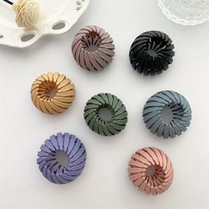 TEMU 7pcs 머리네스트 포니테일 클립, 여성용 머리 액세서리, 버클 클립, 얇고 두꺼운 곱슬머리 모두에 적합, 머리핀 및 머리끈.
