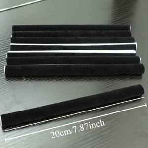 TEMU 8팩 벨벳 보석 상자 정리용 인서트, 귀걸이 및 반지 보관용 천 스폰지 디바이더 스트립, 서랍 파티션 라이너