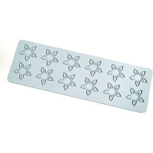 TEMU 사탕, 초콜릿 및 퐁당용 BPA 프리 실리콘 꽃잎 레이스 몰드 1개 - DIY 케이크 장식과 설탕 공예를 위한 복잡한 꽃 디자인