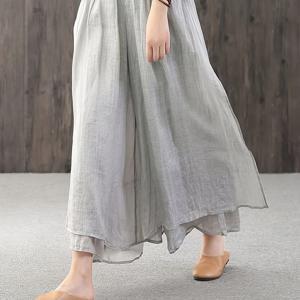 TEMU 여성용 루즈핏 와이드 레그 팬츠, 탄성 허리띠 포함 - 라이트 핑크 단색 캐주얼 여름 바지, 포켓 포함, 여성에게 완벽한 선물, 봄/여름용 편안한 폴리에스터 원단, 여름 캐주얼 팬츠 | 와이드 레그 팬츠 | 탄성 허리띠, 와이드 레그 팬츠|냉장고바지|바지|여름바지