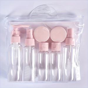 TEMU 여행용 병 세트, 누출 방지 재충전 가능 화장품 용기 키트, 휴대용 무향 플라스틱 샴푸 & 컨디셔너 병, 여행용 화장품 & 샘플에 필수