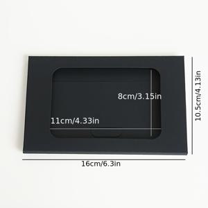 TEMU 100개 다양한 색상의 크래프트 종이 봉투, 투명 창문 - 자체 밀봉, 무광 마감, 결혼식, 청소년 샤워, , 추수감사절 및 약혼식용 - 이상적인 파티 선물 용품, 인사말 카드