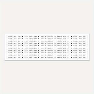 TEMU 100개 스티커/패키지 흑백 스트립 스티커 라운드 자체 접착 베이킹 케이크 상자 DIY 밀봉 스티커 장식 스티커
