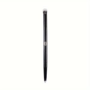 TEMU 1개 Kat Von D-24 더블 헤드 메이크업 브러쉬 아이섀도 브러쉬 컨실러 브러쉬 소프트 파이버 우아한 블랙 핸들 브랜드 여성용 메이크업 브러쉬
