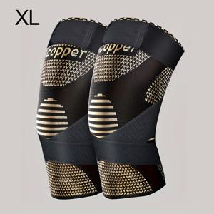 TEMU 남녀공용 조절 가능한 구리 이온 무릎 압박 슬리브 2개/1쌍, 농구, 배구, 골프, 러닝, 하이킹에 적합, 보온 및 통기성, 야간 사용 가능, 가족 및 친구에게 완벽한 선물