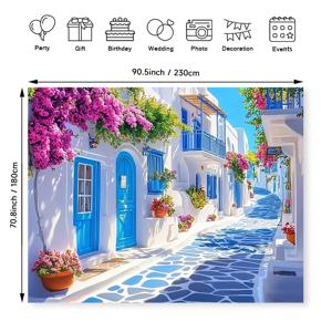 TEMU 1pc, 폴리에스터 스트리트 씬 테이프스트리 - 전기나 배터리가 필요 없는 모든 계절 벽걸이 장식, 가정, 전시회, 결혼식, 레스토랑용