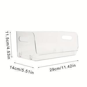 TEMU 1pc 트라페조이드 스태킹 저장 상자, 세련된 투명 플라스틱 정리함, 내구성 있는 서랍 정리함, 욕실 및 화장대, 가정, 주방, 사무용품, 데스크탑 및 서랍 정리함, 바구니, 저장함, 및 용기에 적합합니다.