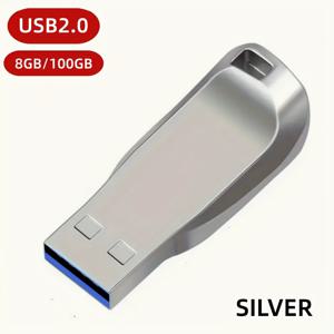 TEMU USB 2.0 메탈 메모리 스틱 USB 플래시 드라이브 100GB/8GB 펜 드라이브 플래시 스틱 드라이브 컴퓨터/노트북/사운드/스피커/외장 저장 장치 데이터/사진/비디오/음악