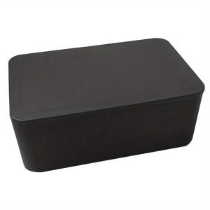 TEMU 1pc 블랙 저장용기, 건식 및 습식 용지에 적합한 홈 및 사무실 사용을 위한 다기능 디스펜서, 습식 휴지 저장을 위한 디자인.|물티슈