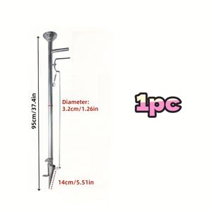 TEMU 업그레이드된 수동 재배 도구 - 옥수수, 대두, 땅콩, 채소 및 마늘용 28mm & 32mm 직경 - 정확한 심기 위한 핸들 메탈 홀 펀처 & 이식기