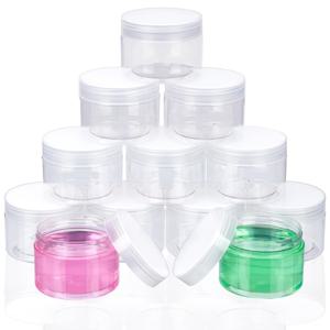 TEMU 12개 세트 작은 용기와 뚜껑 - 120ml 화장품 유리병 - 스크루 뚜껑이 있는 미니 플라스틱 병 - 공예 보관 병, 공예품, 보석 정리함, 화장품 여행용 디스펜서 병 - 향수 없는, 뚜껑 클로저