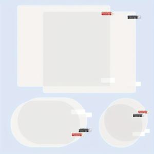 TEMU 6-Pack PVC 자동차 거울 및 측면 창 방수 필름, 백미러용 안개 방지 방수 스티커, 범용