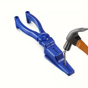 TEMU 1개/3개 블루 플라스틱 손톱 클램프 펜치 - 과도한 조임 방지 조인트 디자인, 안전하고 쉬운 홈 또는 전문가용 네일 케어 도구
