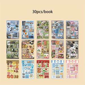TEMU 1Book 스티커, 드림 책 시리즈 스티커 책, 손수작업 DIY 콜라주 장식용 종이, 절단 액세서리, 노트북 스티커, 다중 장면 휴대폰 케이스, 물병, 스티커, 사진 앨범, 일기, 쓰레기 일기 스티커, 미술 및 손수작업 장식 스티커, 두꺼운 스티커 절단|다이어리|일기장