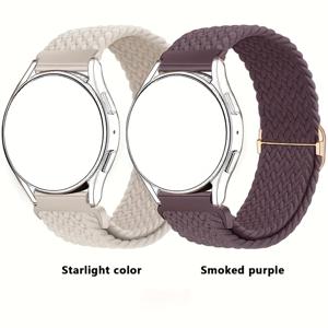 TEMU 삼성 액티브 2 밴드 40mm 44mm / 액티브 40mm / 3 41mm / 42mm / 기어 S2 / 4 5 6 패브릭 20mm 팔찌와 호환되는 두 개의 땋은 밴드
