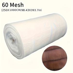 TEMU 초미세 메쉬 정원망 - 10x50ft & 10x65.6ft 사이즈, 채소, 블루베리, 관목에 완벽, 새 보호, 햇빛 통과, 바람 & 비 방지, 정원용 네트, 과수원, 행 커버, 스크린 보호대