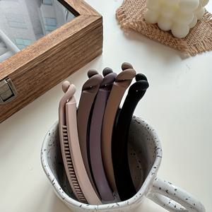 TEMU 5개 세트 우아한 매트 헤어 클립 - 패셔너블 바나나 및 클로 클립, 다양한 색상, 여성용 완벽한 선물